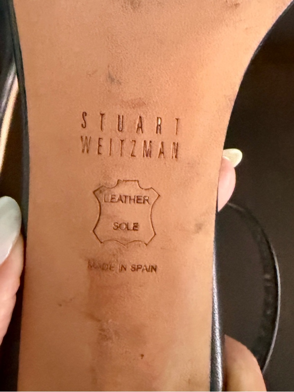 Stuart Weitzman Nudistcurve Heeled Sandals - Size 8.5 - Picture 3 of 5